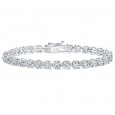 5.00 ct Ladies Round Cut Diamond Three Prong Tennis Bracelet 5.00 ct Ladies Round Cut Diamond Three Prong Tennis Bracelet